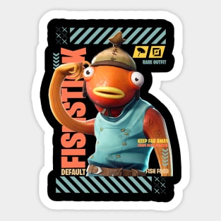 default fishstick skin Sticker